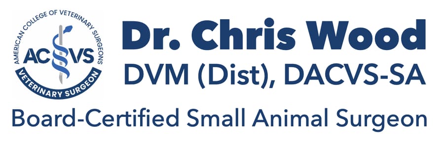 Dr. Chris Wood, DVM (Dist), DACVS-SA, board-certified small animal surgeon